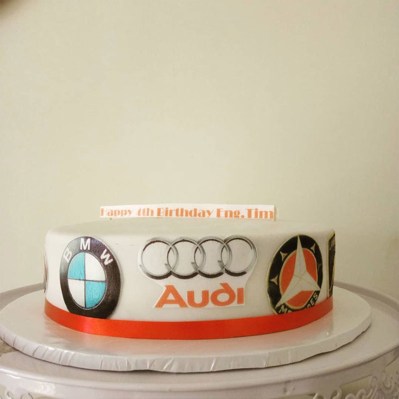 Buy 7.5 Audi R8 Sports Car Edible Icing Cake Topper Online at desertcartOMAN